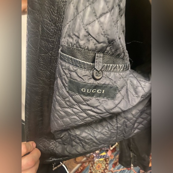 Gucci leather jacket by Tom Ford motorcycle collection - Picture 6 of 16